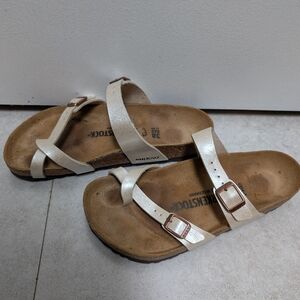 Birkenstock White Sandals